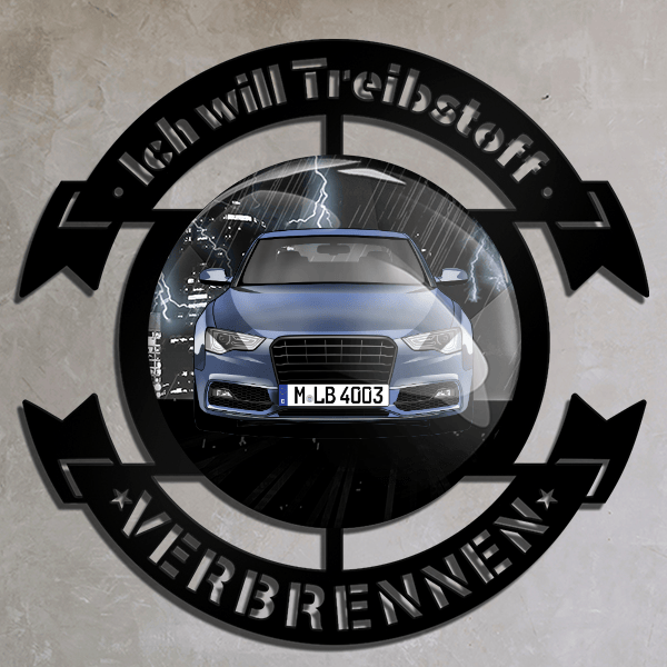 A5 Coupe Wand Dekoration personalisiert mit deinem Auto u. Kennzeichen!