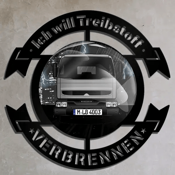 Kerax Wand Dekoration personalisiert mit deinem LKW u. Kennzeichen!