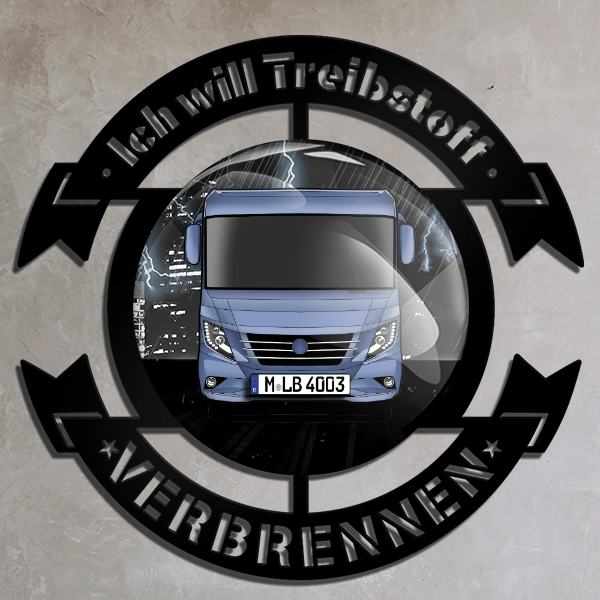 Arto Wand Dekoration personalisiert mit deinem Wohnwagen u. Kennzeichen!