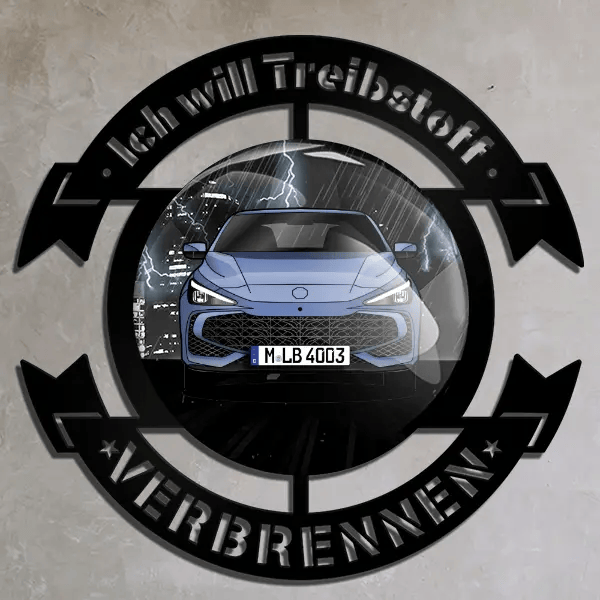 3 Wand Dekoration personalisiert mit deinem Auto u. Kennzeichen!