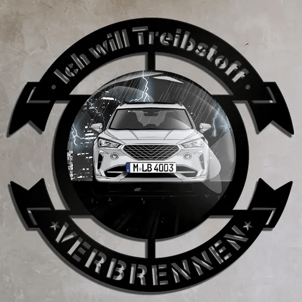 Formentor Wand Dekoration personalisiert mit deinem Auto u. Kennzeichen!