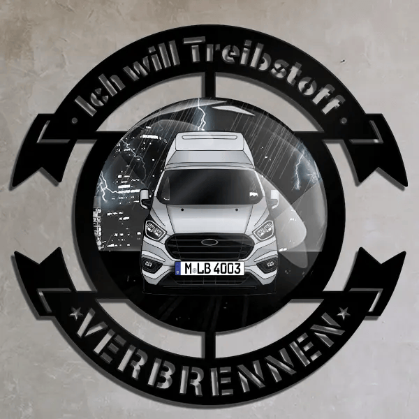 Nugget L1 Hochdach Wand Dekoration personalisiert mit deinem Wohnwagen u. Kennzeichen!