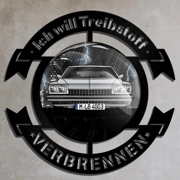Electra Coupe Wand Dekoration personalisiert mit deinem Auto u. Kennzeichen!