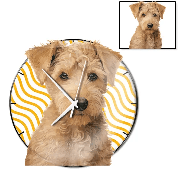 Pumi Wanduhr personalisiert mit genau deinem Haustier!