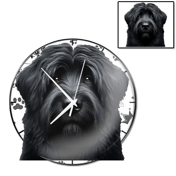 Pyrenean Sheepdog Wanduhr personalisiert mit genau deinem Haustier!