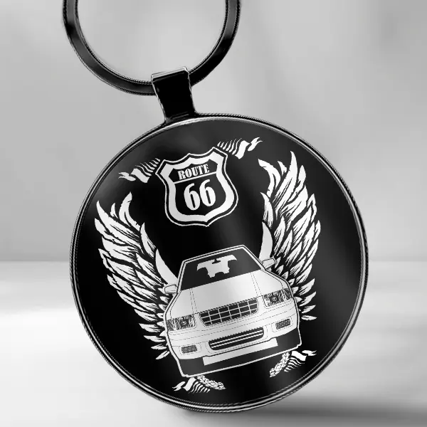 Frontera porte clé voiture personnalisé avec votre Voiture et votre plaque d'immatriculation!