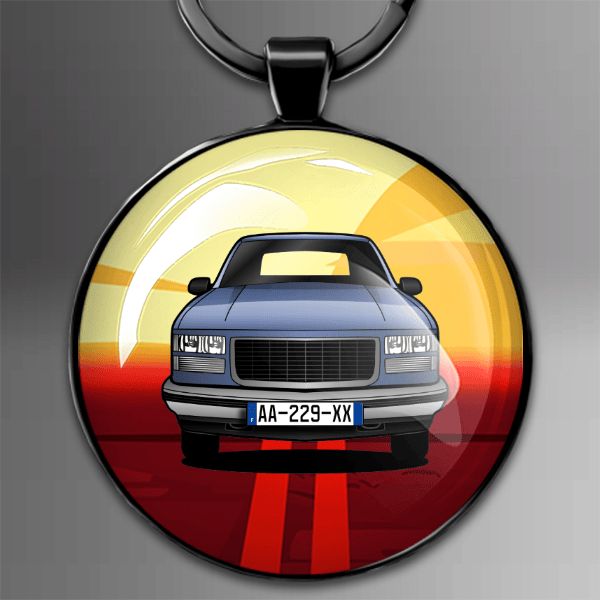 Yukon 1 porte clé voiture personnalisé avec votre Voiture et votre plaque d'immatriculation!