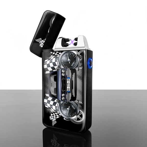 Skyline GTR briquets electriques personnalisé avec voiture et plaque d'immatriculation !