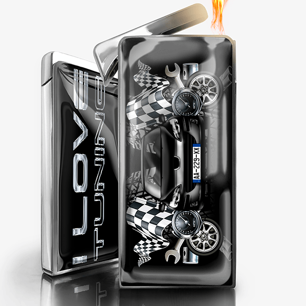 407 Limousine gaz briquet personnalisé avec voiture et plaque d'immatriculation !