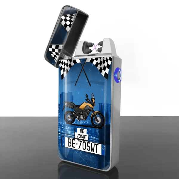XT660Z accendino usb personalizzato con auto e targa!