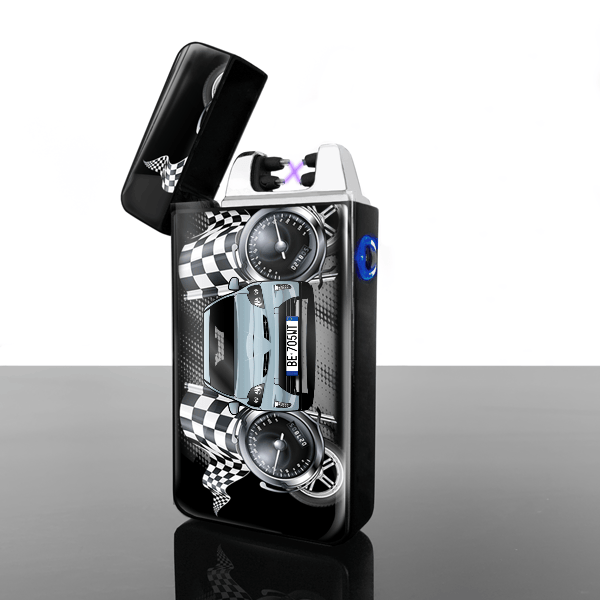Prius accendino usb personalizzato con auto e targa!