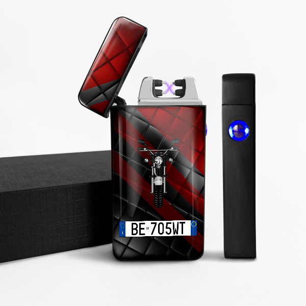 RV 125 accendino usb personalizzato con auto e targa!