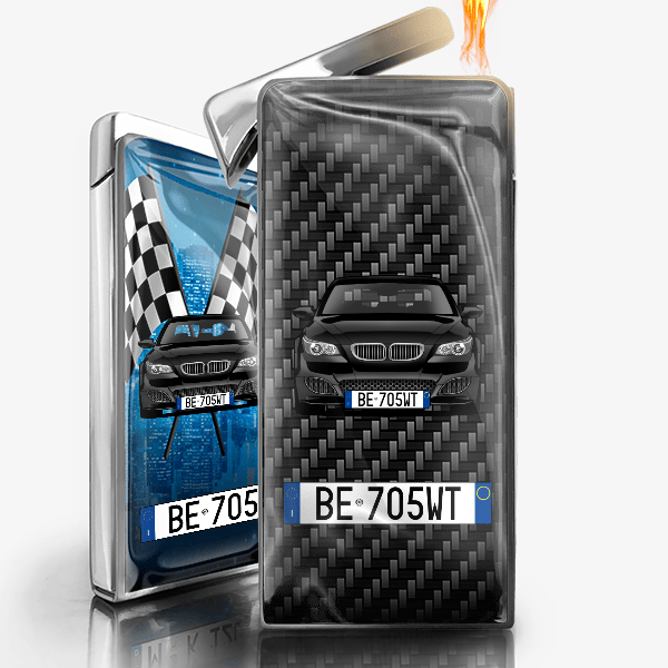 M5 Limousine accendino a gas personalizzato con auto e targa!