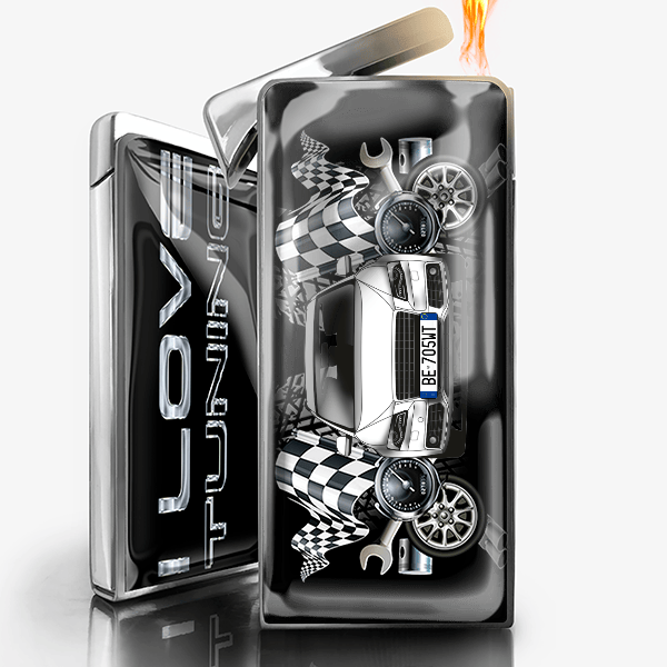 A4 Limousine accendino a gas personalizzato con auto e targa!