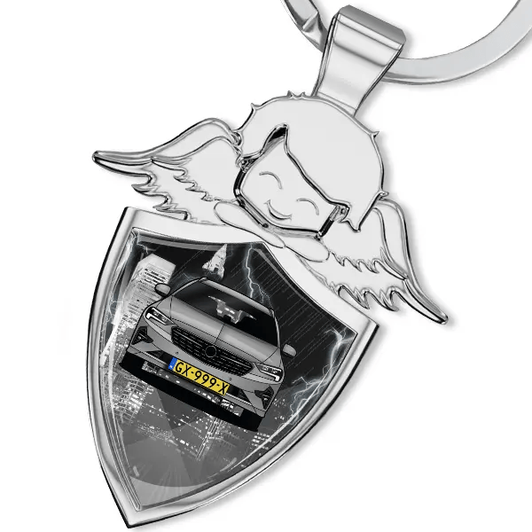 Insignia Sports Tourer Sleutelhanger beschermengel met Auto!