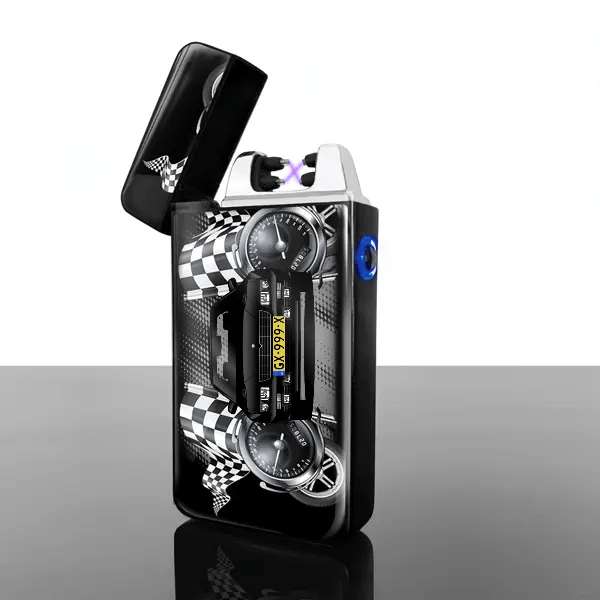 Shamal elektrische aansteker gepersonaliseerd met auto en kenteken!