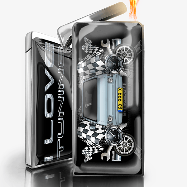 L300 gepersonaliseerde gasaansteker met auto en kenteken!