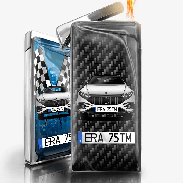 EQS 53 AMG Line Zapalniczka gazowa z autem i tablicą!