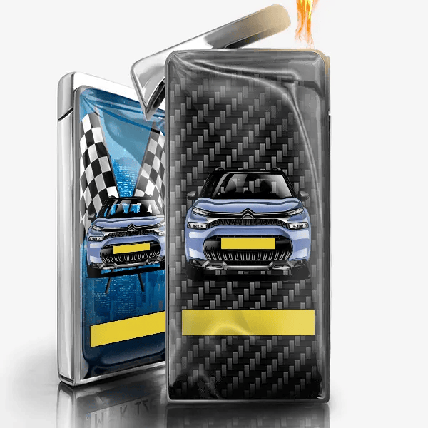 C3 (5-Türer) Lighter gas personalized with car and license plate!