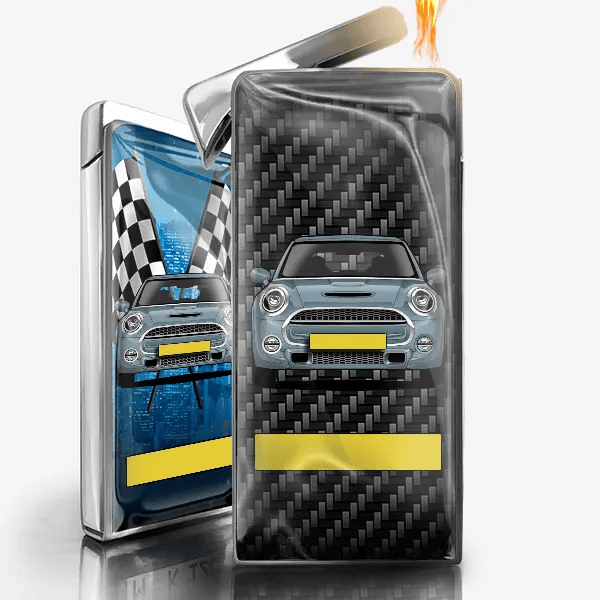 Cooper S Roadster Lighter gas personalized with car and license plate!