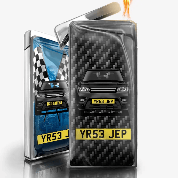 Sport SVR Lighter gas personalized with car and license plate!