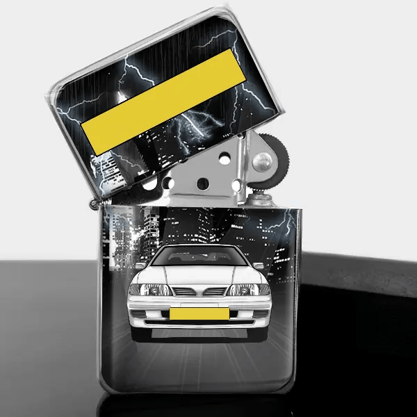 Almera Limousine Personalized gasoline lighter with car and plate!